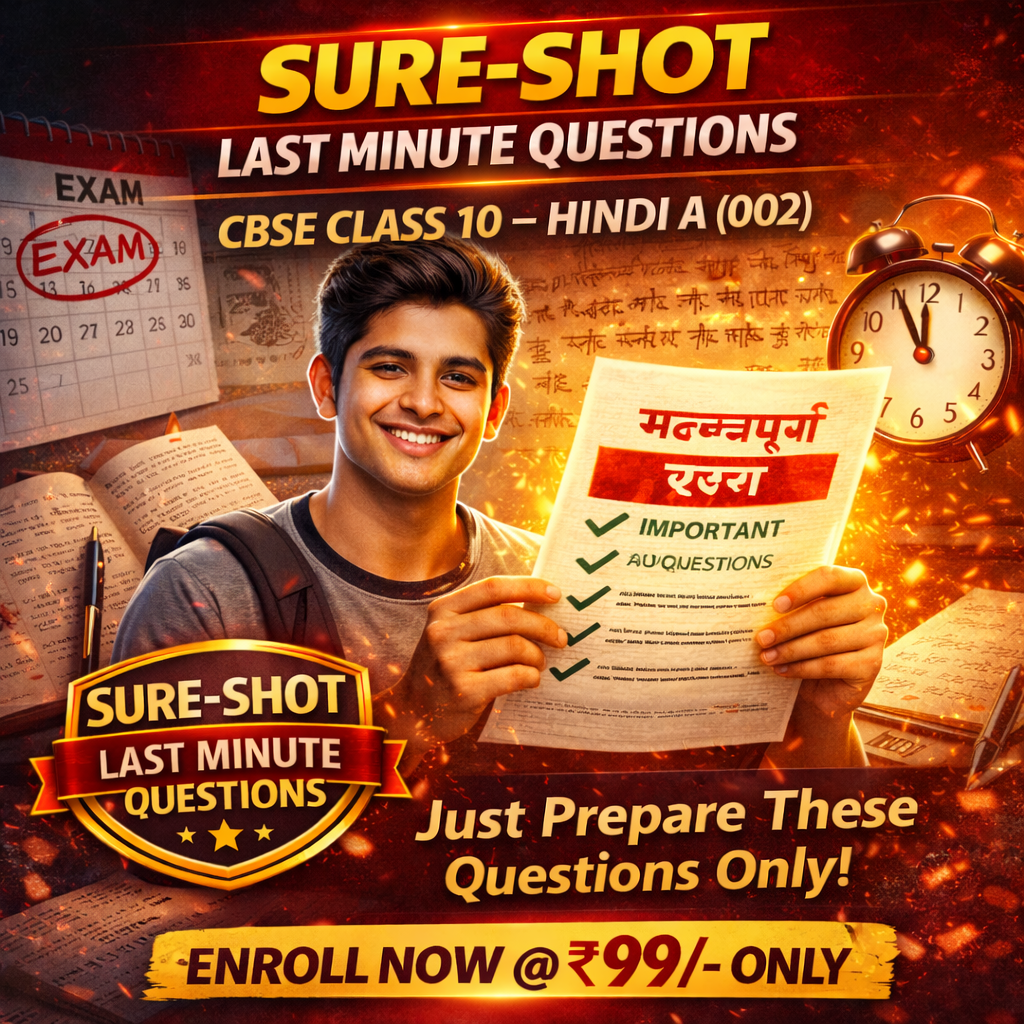 CBSE CLASS 10 Hindi - A